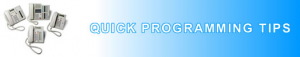 NORSTAR FEATURE CODES quick programming tips banner