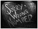 Sorry Wrong Number